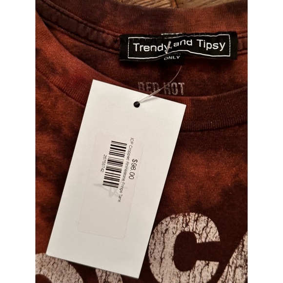 Red Hot Chili Peppers Rhinestone Fringe Tank Top. Size Small. NWT - Picture 8 of 12